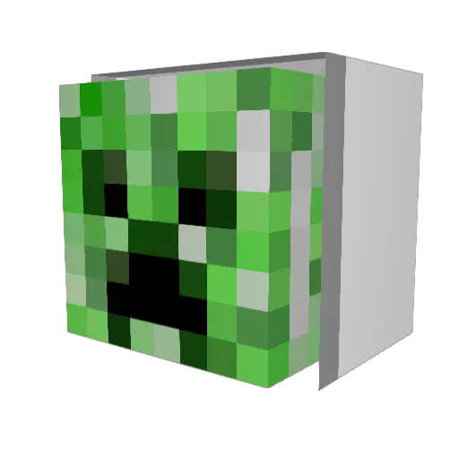 redfirerocket2 Minecraft avatar head, 3D render
