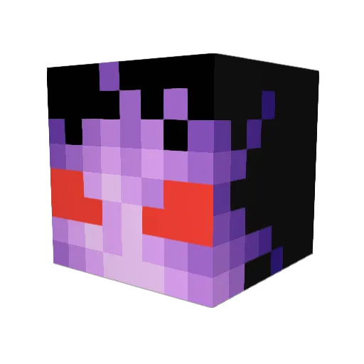 redflame345 Minecraft avatar head, 3D render