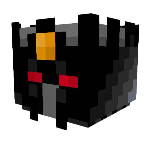redhacker2 Minecraft avatar head, 3D render