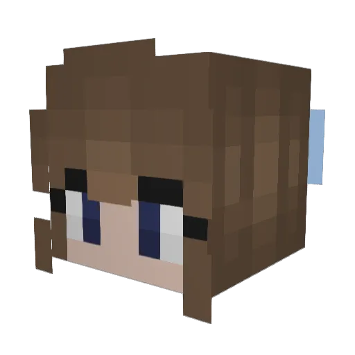 redhoneybee13 Minecraft avatar head, 3D render