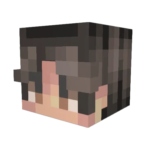 redjoebob Minecraft avatar head, 3D render