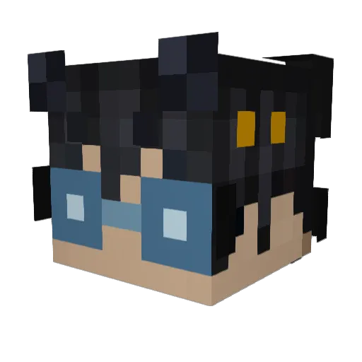 redjoint Minecraft avatar head, 3D render