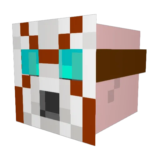 redjosh10 Minecraft avatar head, 3D render