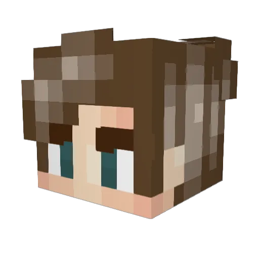 redleaderjo Minecraft avatar head, 3D render
