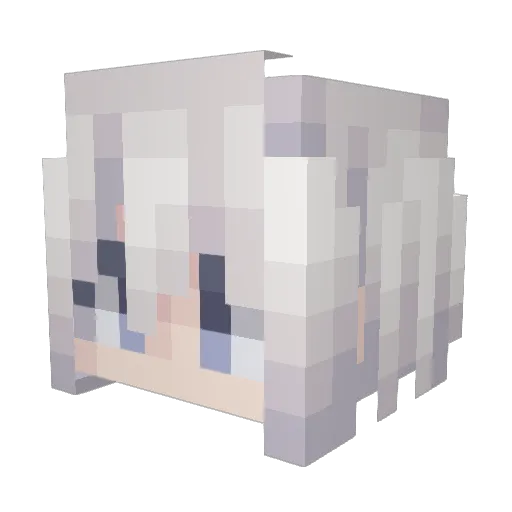 redleaf233 Minecraft avatar head, 3D render