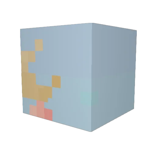 redleo0104 Minecraft avatar head, 3D render