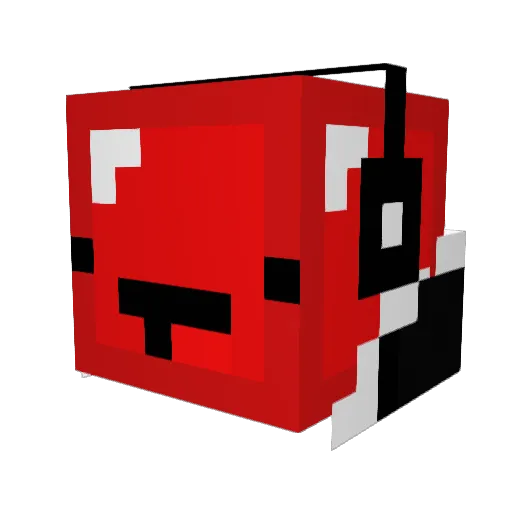 redlion182 Minecraft avatar head, 3D render