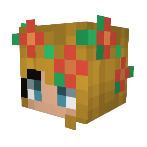 redlolipop15 Minecraft avatar head, 3D render