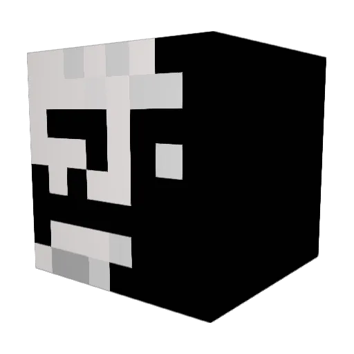 redmo_d Minecraft avatar head, 3D render