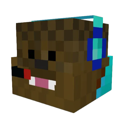 redneckbaccaboy Minecraft avatar head, 3D render
