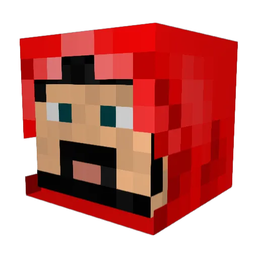 redneckrage12 Minecraft avatar head, 3D render