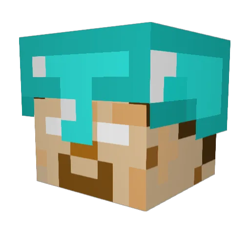 redneckrancher Minecraft avatar head, 3D render