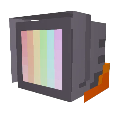 redoomtv Minecraft avatar head, 3D render