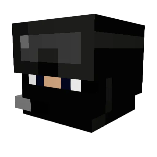 redoxx127 Minecraft avatar head, 3D render