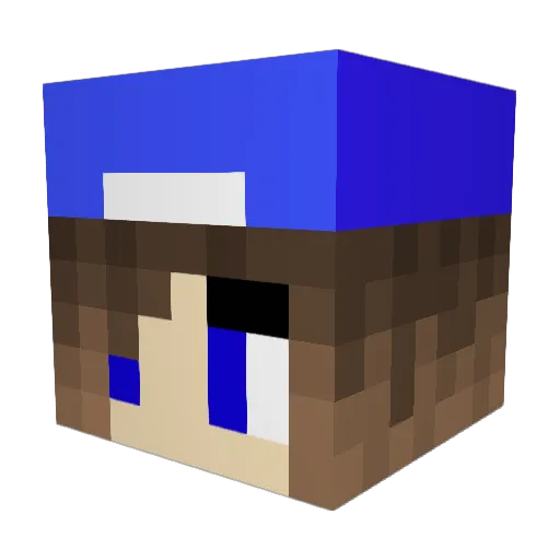redpandasmores Minecraft avatar head, 3D render