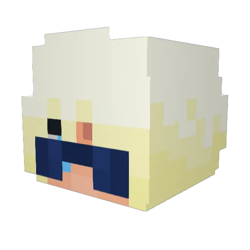 redplane2099 Minecraft avatar head, 3D render