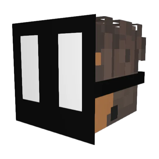 redqueen08191987 Minecraft avatar head, 3D render