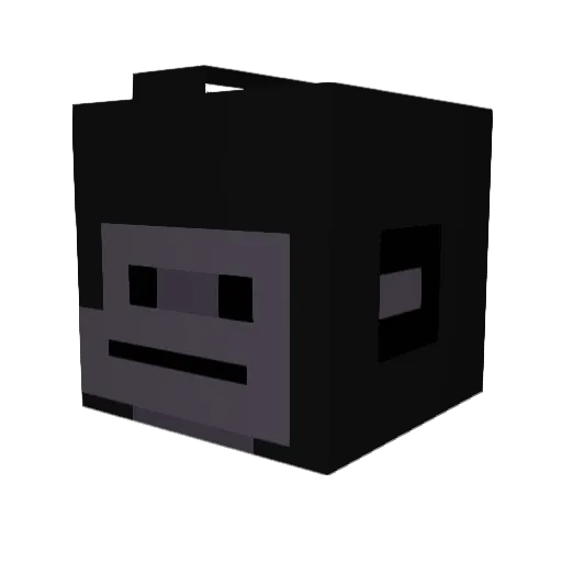 redrillah Minecraft avatar head, 3D render