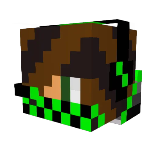 redrobin399 Minecraft avatar head, 3D render
