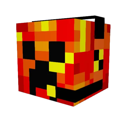 redshotBH Minecraft avatar head, 3D render