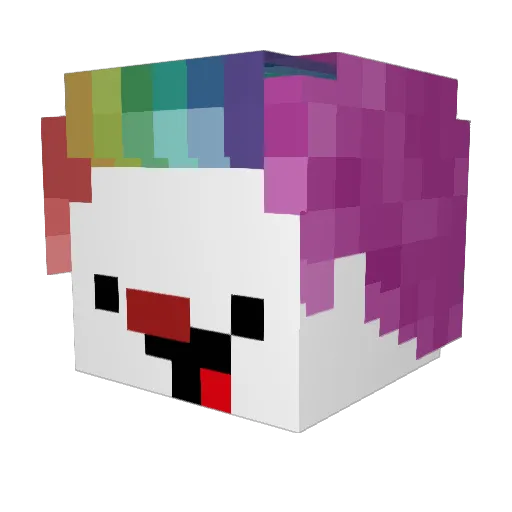 redsitoh Minecraft avatar head, 3D render