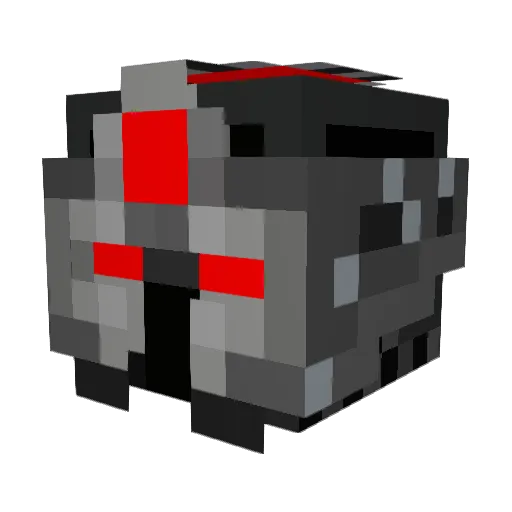 redskater2 Minecraft avatar head, 3D render