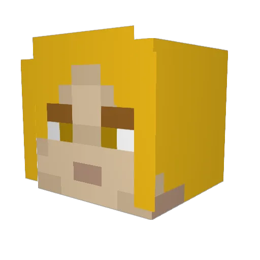 redsm97 Minecraft avatar head, 3D render