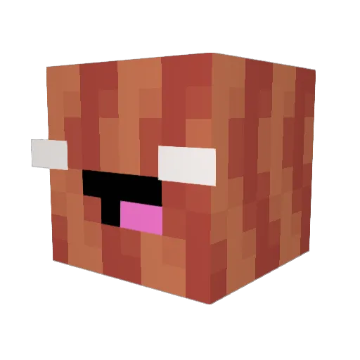 redsox318_ Minecraft avatar head, 3D render