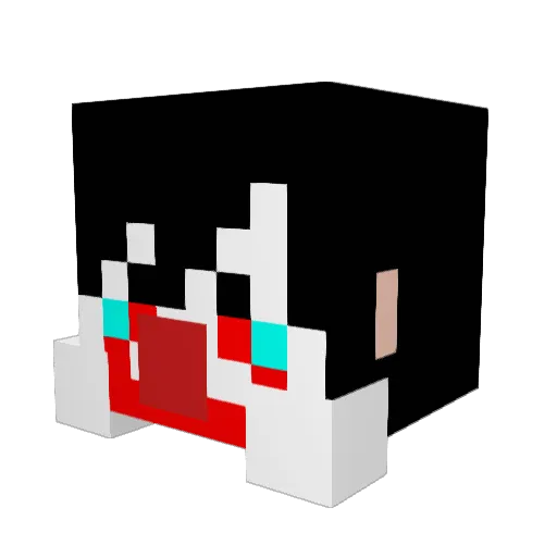 redspeeder1 Minecraft avatar head, 3D render