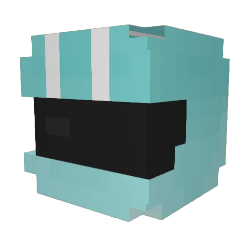 redstone1112 Minecraft avatar head, 3D render