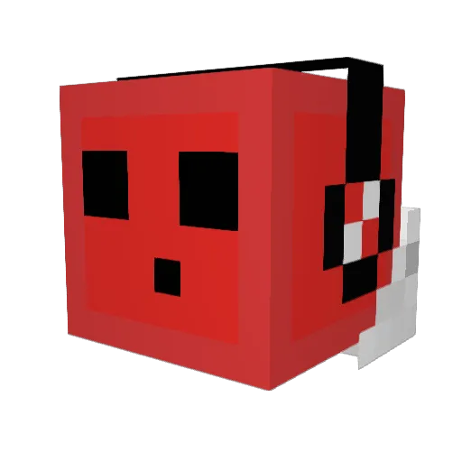redstone4life Minecraft avatar head, 3D render