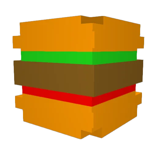 redstone_brazuca Minecraft avatar head, 3D render