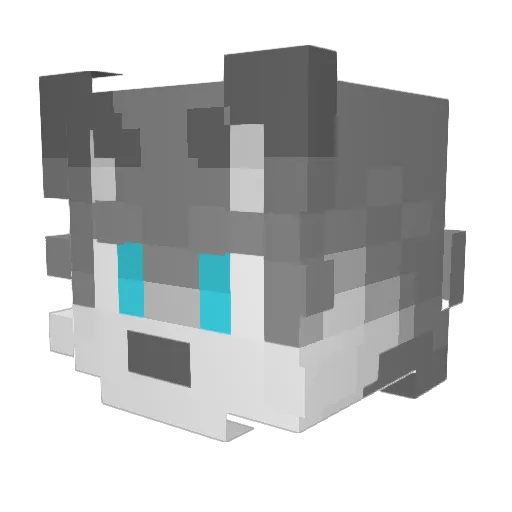 redstone_sticks Minecraft avatar head, 3D render