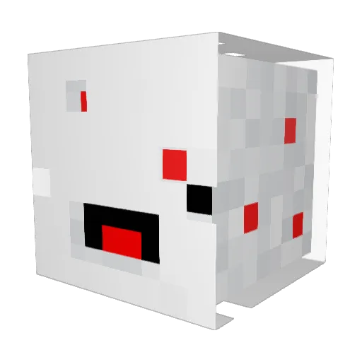 redstonetorcher Minecraft avatar head, 3D render