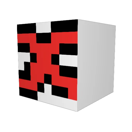 redstream3228 Minecraft avatar head, 3D render