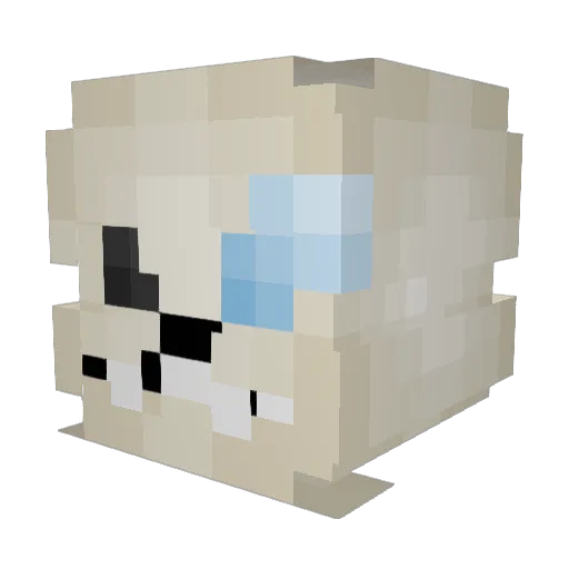 redthan0s Minecraft avatar head, 3D render