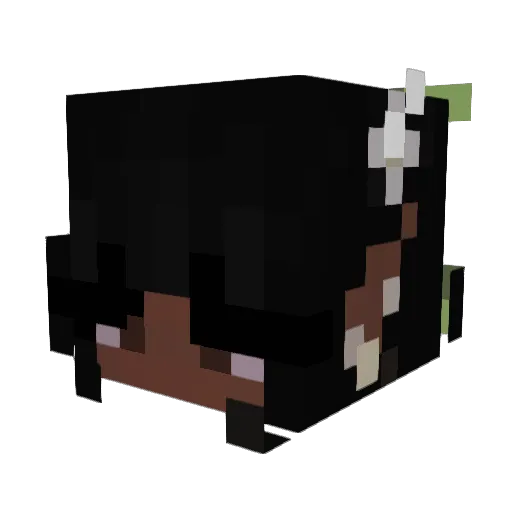redtooz Minecraft avatar head, 3D render