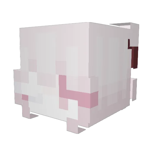 reduro Minecraft avatar head, 3D render