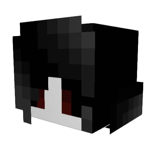 redwineloverrrr Minecraft avatar head, 3D render