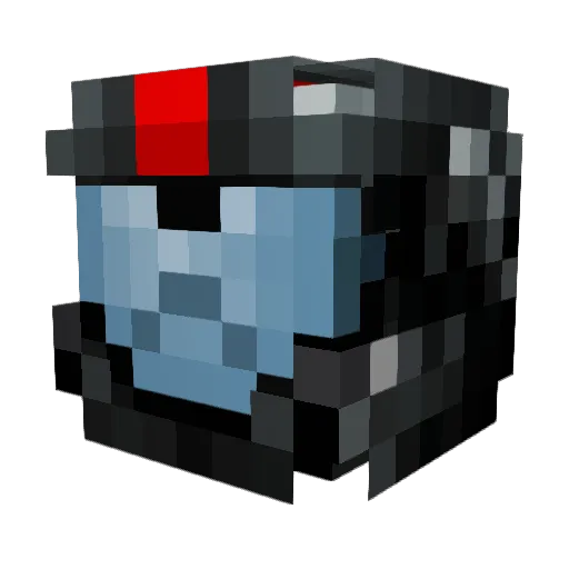 redwolf419 Minecraft avatar head, 3D render