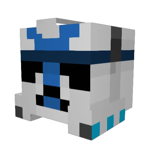 redx47 Minecraft avatar head, 3D render