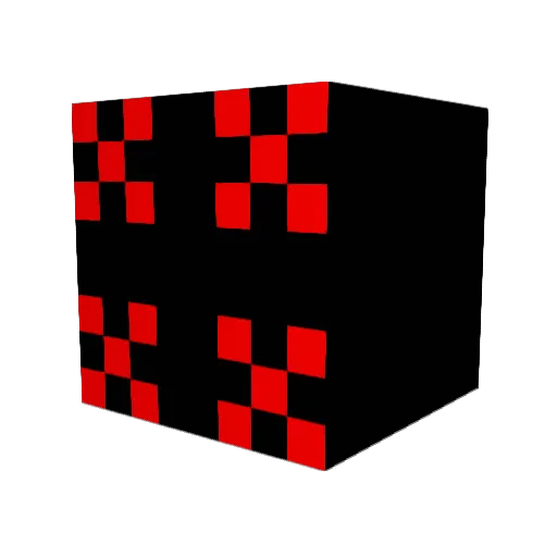 redx4 Minecraft avatar head, 3D render