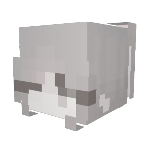 redxy Minecraft avatar head, 3D render