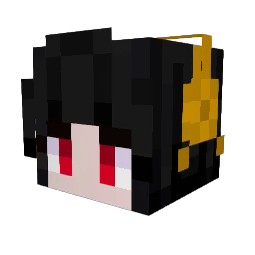 reeaxy Minecraft avatar head, 3D render