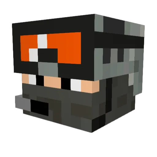 reece1530 Minecraft avatar head, 3D render