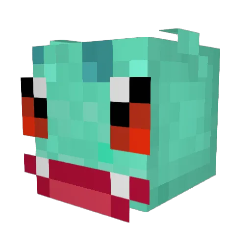 reece_lambert Minecraft avatar head, 3D render