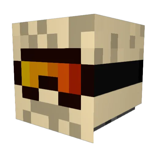 reecek10 Minecraft avatar head, 3D render