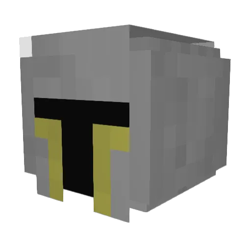 reedfossum Minecraft avatar head, 3D render