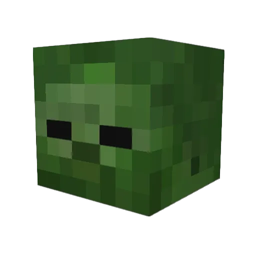 reeece110 Minecraft avatar head, 3D render