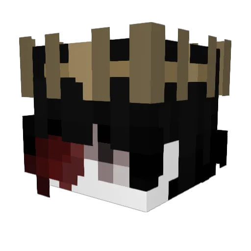 reeeddi Minecraft avatar head, 3D render